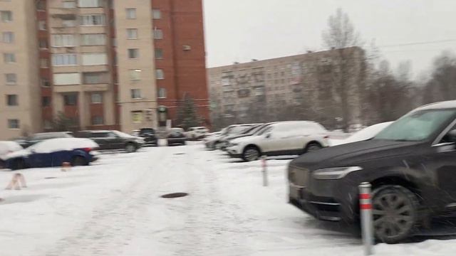 Пошли прогуляться снег летит ,ветер и мороз-6.4.02всем прекрасного дня и отличной погоды смотреть онлайн