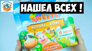 Собрал Зоопарк! Домики Сюрпризы Smart Sweets. Животные Игрушка Драже | СПЕЦЗАКАЗ