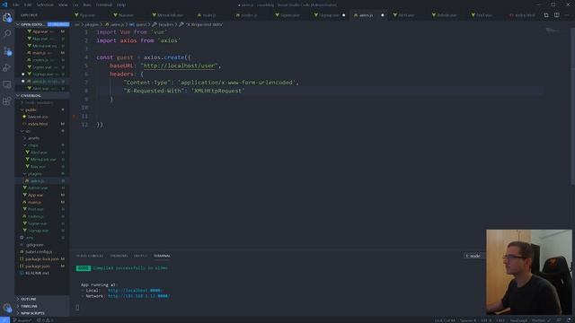 VueJS & CodeIgniter 4 Web App - #3 - User Registration | Signup - Axios Setup смотреть онлайн