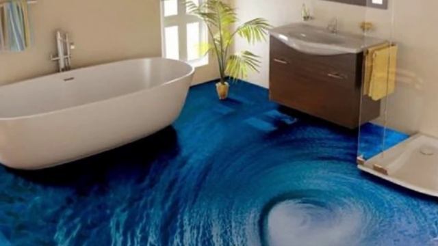 3д полы в ванной комнате. Плюсы и минусы. смотреть онлайн