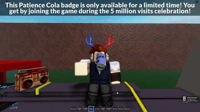 How to get the PATIENCE COLA & BADGE in AN INFINITE ROAD TRIP | Roblox #shorts смотреть онлайн