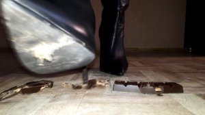 Alisa's exclusive Crush Fetish in high heels boots. candy crush.