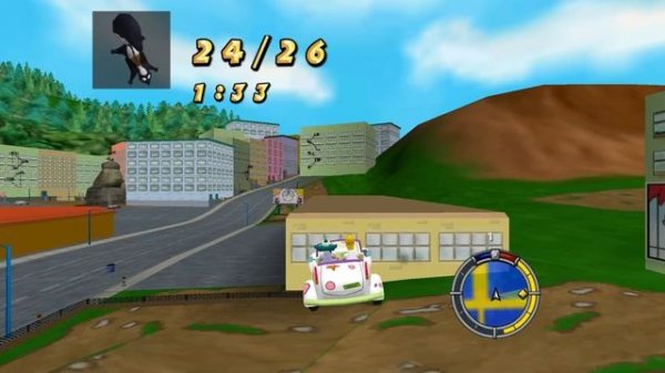 The Simpsons Hit & Run - Road Rage Returns Mod Part 1