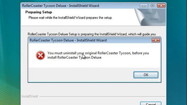 RollerCoaster Tycoon Deluxe Installation Problem смотреть онлайн