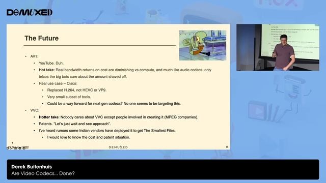 Derek Buitenhuis - Are Video Codecs... Done? смотреть онлайн