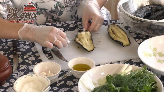 Турецкая закуска из баклажанов БАБАГАНУШ?, рецепт запечённых баклажанов