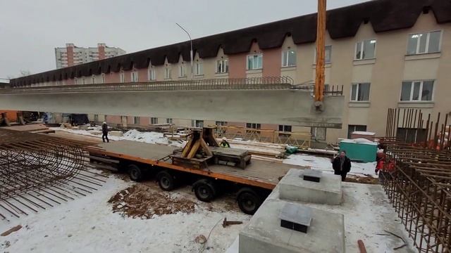 Монтаж мостовых ж/б балок полет 1-2 смотреть онлайн