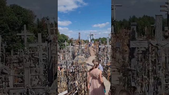 Литва.Гора крестов. "Kryžiaus kalnas" смотреть онлайн