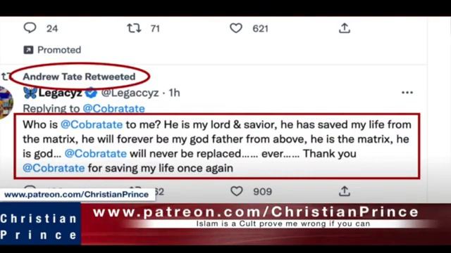 Andrew Tate Said I am Allah and The Savior | Christian Prince смотреть онлайн