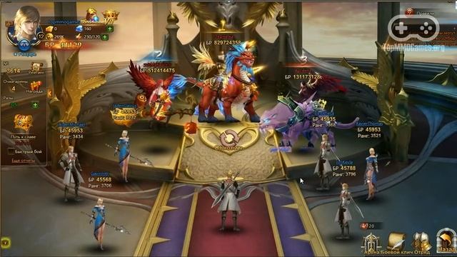 Геймплей онлайн игры Лига Ангелов 2 / League of Angels 2 смотреть онлайн