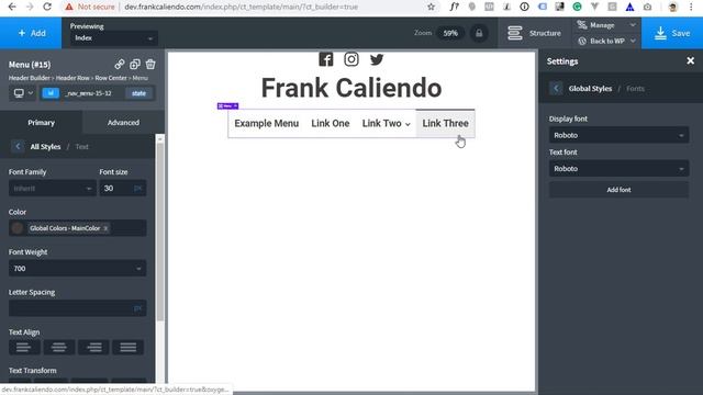 3. Building the Main Website Template Structure in Oxygen Wordpress Builder смотреть онлайн