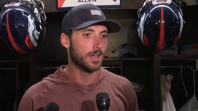 Brandon Allen getting crash course in Broncos' offense to be ready for opener смотреть онлайн