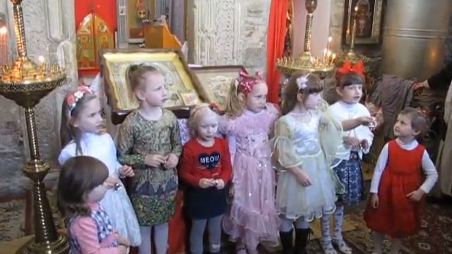 Выступление деток в Иверском храме 26 апреля 2015 смотреть онлайн