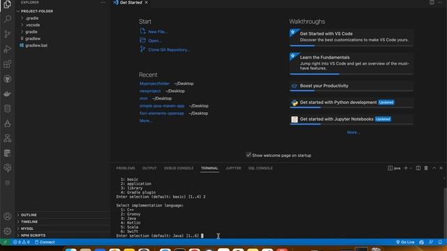 Gradle : Build new project with Gradle with visual studio code смотреть онлайн