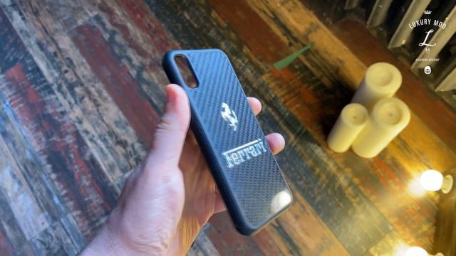 Кастомный чехол для iPhone Xs с логотипом Ferrari смотреть онлайн