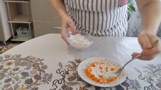 Бюджетный сытный салат Он не страшен для Фигуры