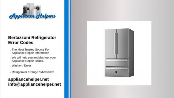 bertazzoni refrigerator errorcodes