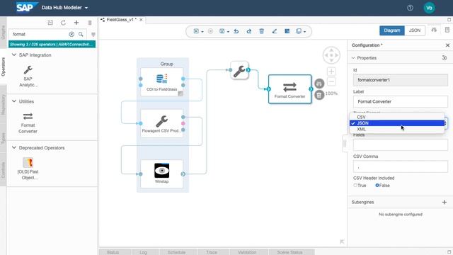 SAP Fieldglass & SAP Data Hub ; Part 6 of 8: Converting CSV Data to JSON смотреть онлайн