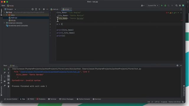 Python for beginners tutorial | Variable in python on your computer #2 смотреть онлайн