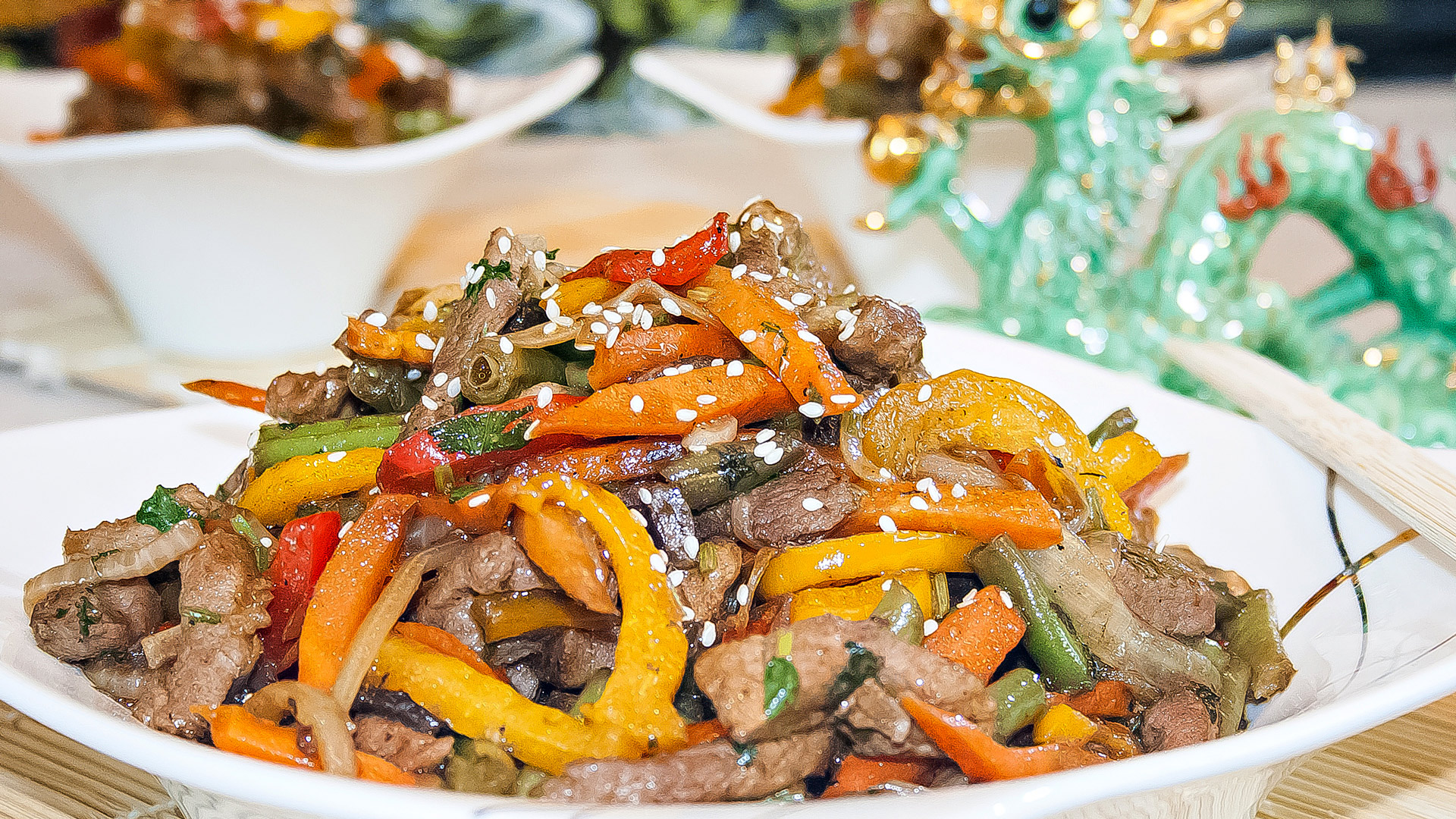 Свинина с овощами стир-фрай в азиатском стиле смотреть онлайн