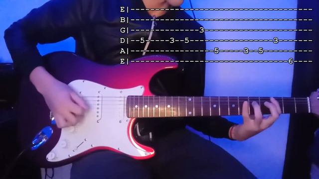 Daft Punk - Da Funk RIFF (Guitar Cover) w/ Tabs Tutorial смотреть онлайн