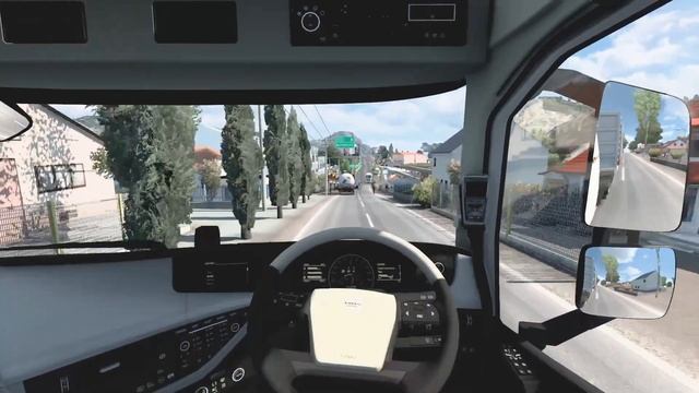 DRIVING VOLVO FH16 LOGGING DOUBLE TRAILER TO BANJAR - PART 2 смотреть онлайн