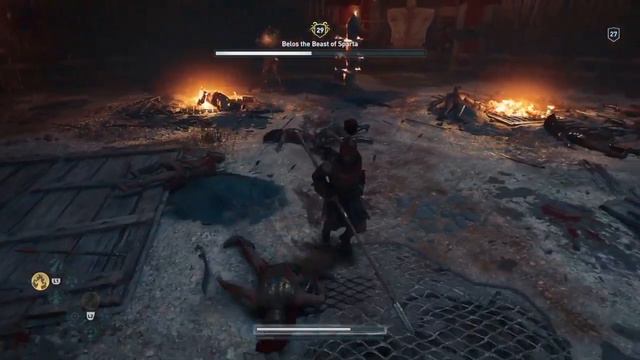 Assassin's Creed Odyssey Walkthrough Gameplay - BELOS "The Beast of Sparta" (The Arena Fight) смотреть онлайн