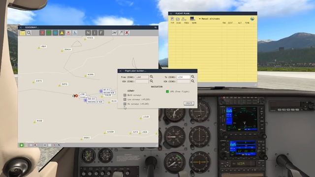 Goodway - планировщик и карта для Х-Plane 10/11