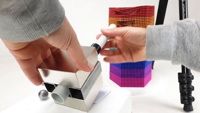 Magnetic Cannon VS Rainbow Tower out of Magnetic Balls | Magnetic Games смотреть онлайн