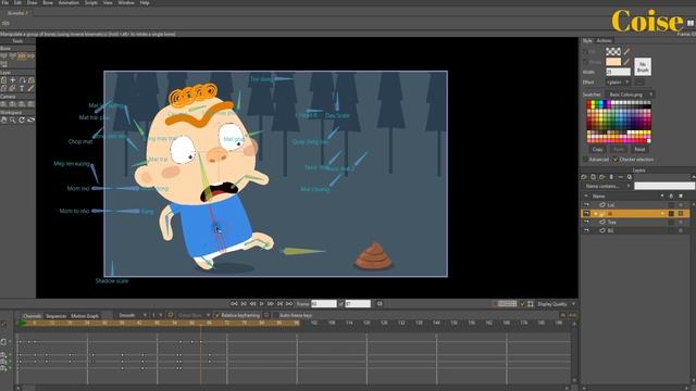 How To Keyframe Camera In Moho - Coise - Anime Studio - Moho Tutorial