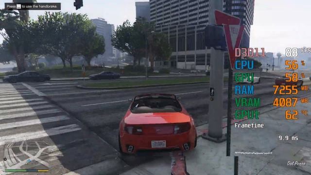 GeForce RTX 2060 -- Intel Core i7-4770K -- Grand Theft Auto V GTA V FPS Test смотреть онлайн
