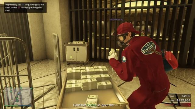 GTA 5-Bugstars Casino Heist-Cash-(2 Player) смотреть онлайн