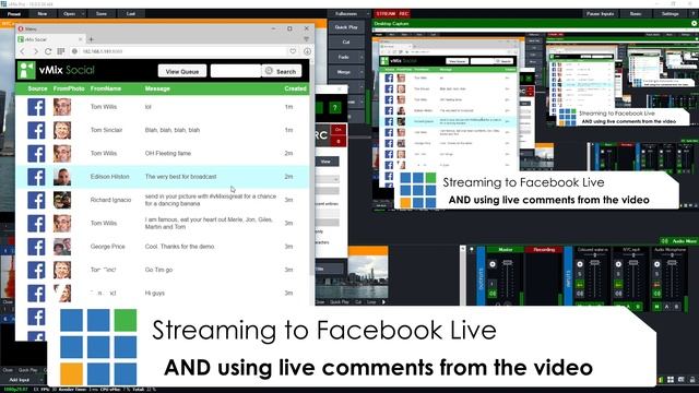 Using live Facebook comments in your Facebook Live video! смотреть онлайн