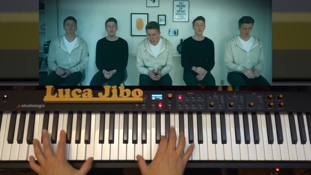 🎹🎵 HOLD THE LINE (Cover me Jibo) with Jonatan Moser - TOTO 🎵🎹 смотреть онлайн