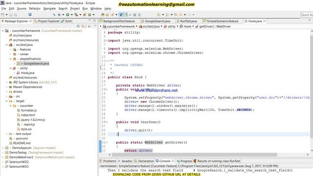 Cucumber : What is Hook and How to use it in Cucumber : Tutorial 9 смотреть онлайн