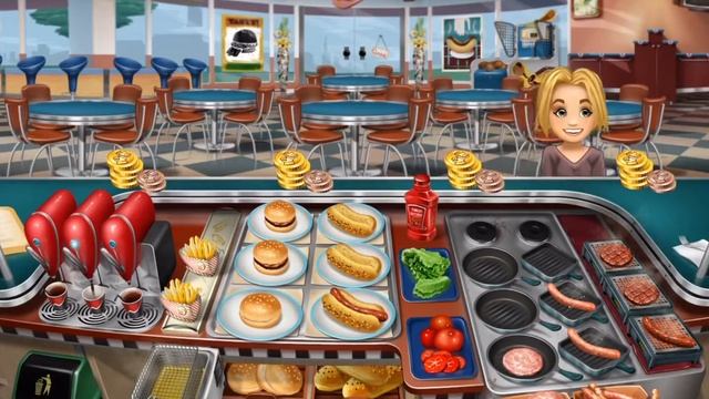 Cooking Fever - Fast Food Court Level 36 - 40 Android & IOS Cooking Games Gameplay HD смотреть онлайн