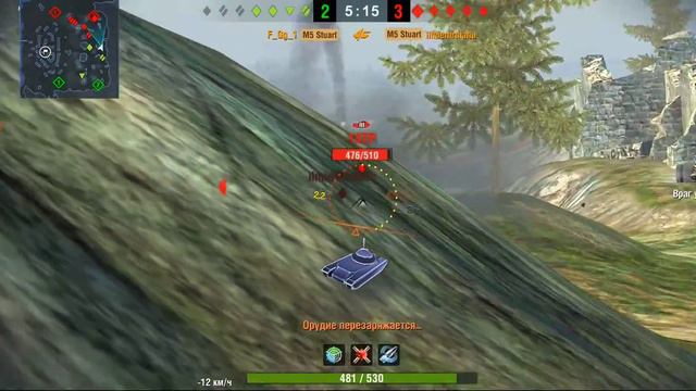 WORID of TANKS////УРОК N1 КАК ПОЛУЧИТЬ ЗНАК КЛАССНОСТИ МАСТЕР НА ТАНКЕ ////M3 Stuart//// смотреть онлайн