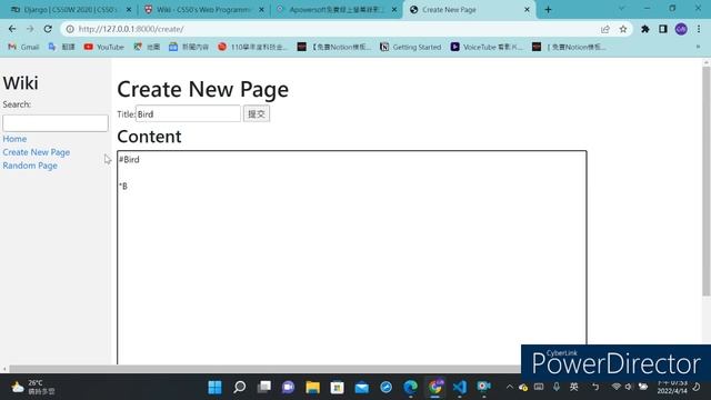 CS50’s Web Programming with Python and JavaScript-project1_wiki смотреть онлайн