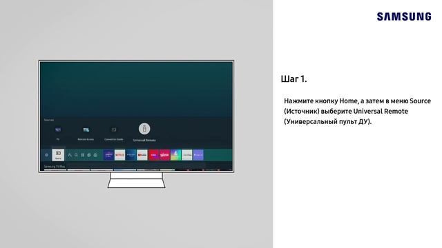 Как настроить Универсальный пульт дистанционного управления телевизора Samsung Smart TV смотреть онлайн