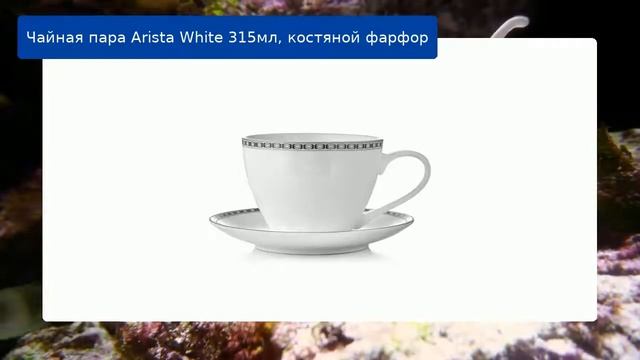 Чайная пара Arista White 315мл, костяной фарфор обзор