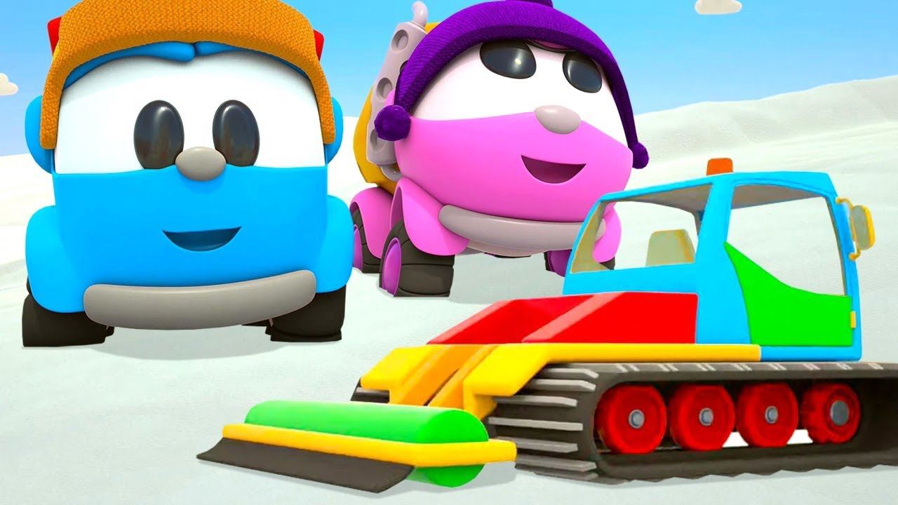 Лева Грузовичок собирает ратрак! Развивающие мультики про машинки для детей - новые серии смотреть онлайн