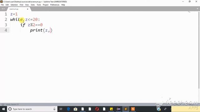 Python tutorial: print even numbers program with source code(በአማርኛ) смотреть онлайн