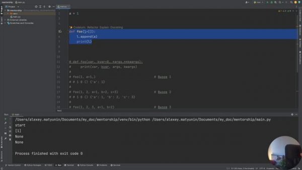 Функции в Python - передача аргументов, декораторы