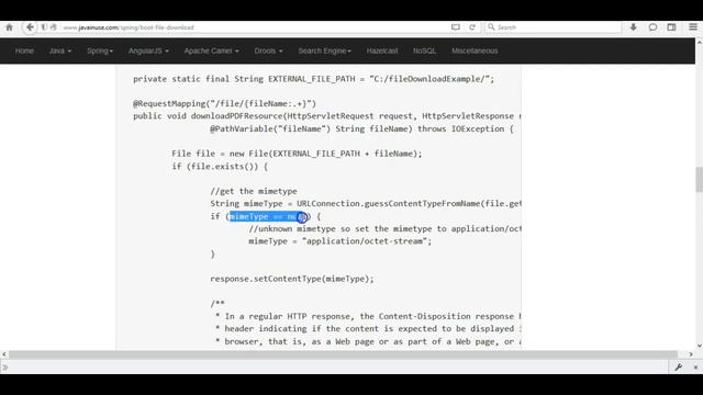 Spring Boot + File Download Hello World Example смотреть онлайн