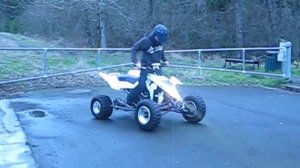 2007 Suzuki LTR 450 Quadracer burnout