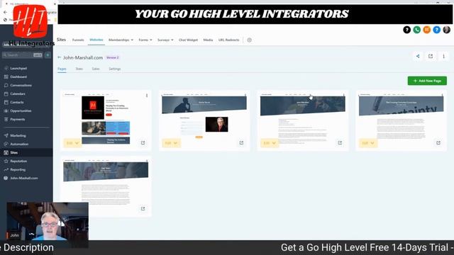 GoHighLevel CRM Review/Tutorials - Website Design & Build Part#1 смотреть онлайн