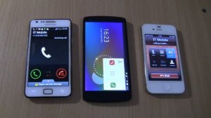 Incoming call &Outgoing callat the Same Time Nexus 5 Ubuntu Samsung S2 Plus+Iphone 4s
