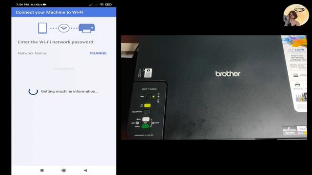How to setup WiFi and print using your mobile phone - Brother printer DCP-T420W смотреть онлайн