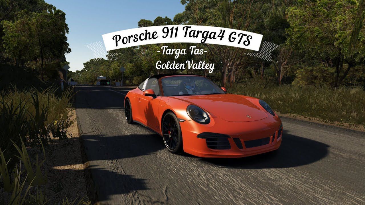 Porsche 911 Targa 4 GTS - Targa Tas | Assetto Corsa. смотреть онлайн