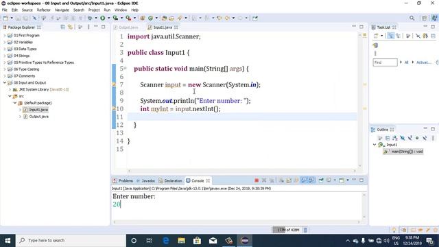 Java Lesson06 - Input and Output смотреть онлайн
